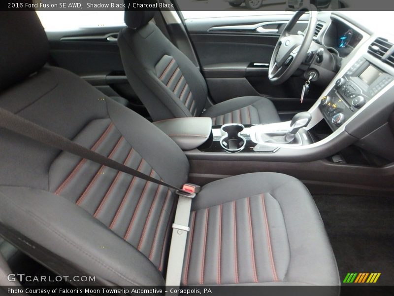 Shadow Black / Charcoal Black 2016 Ford Fusion SE AWD