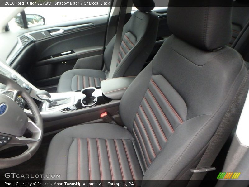 Shadow Black / Charcoal Black 2016 Ford Fusion SE AWD