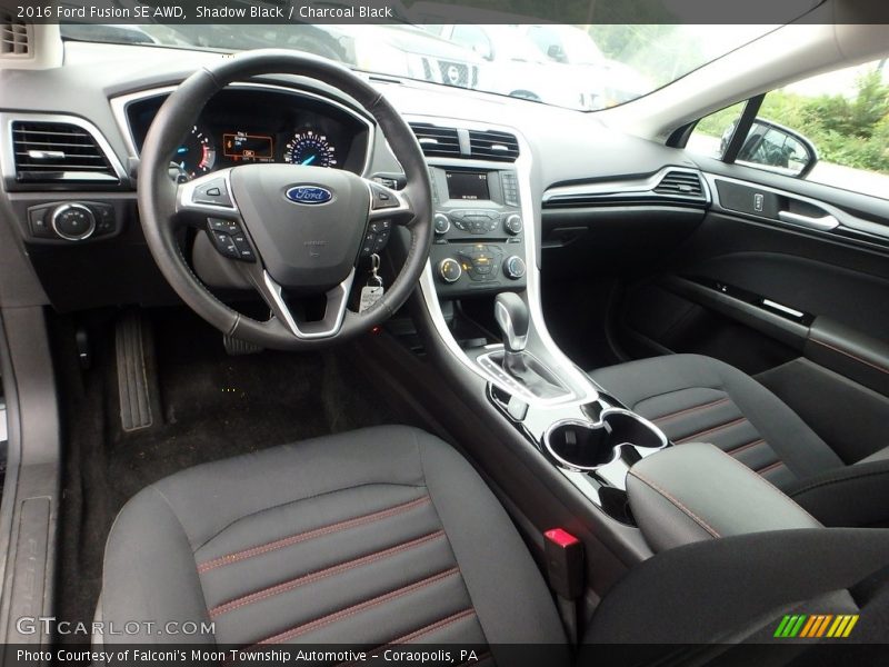 Shadow Black / Charcoal Black 2016 Ford Fusion SE AWD