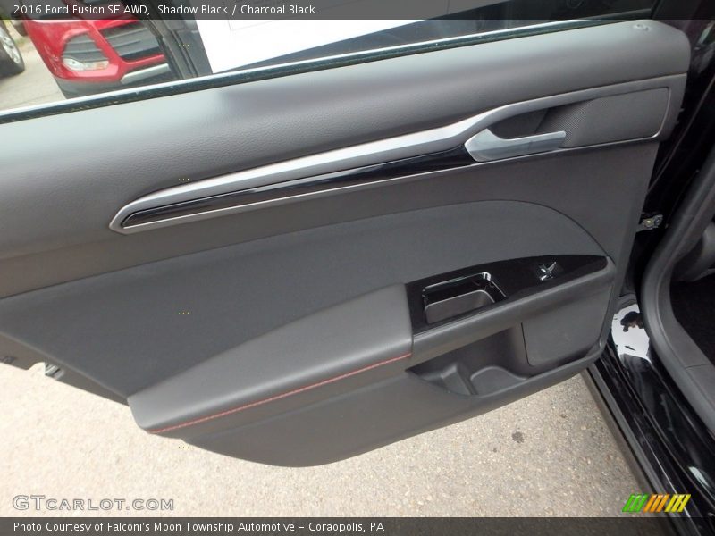 Shadow Black / Charcoal Black 2016 Ford Fusion SE AWD