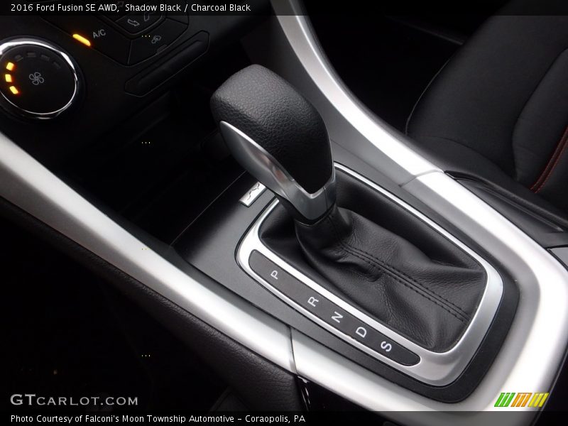 Shadow Black / Charcoal Black 2016 Ford Fusion SE AWD