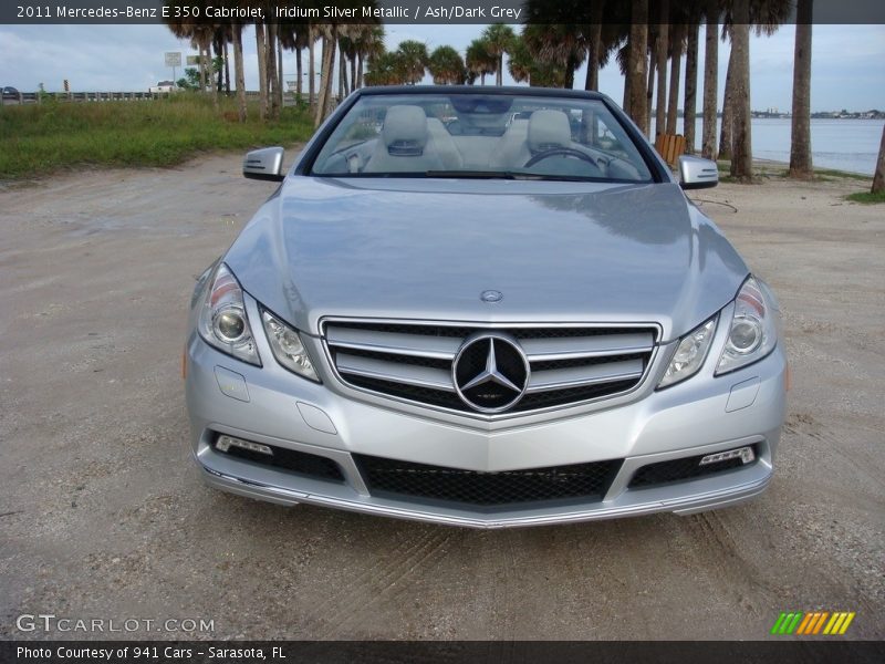 Iridium Silver Metallic / Ash/Dark Grey 2011 Mercedes-Benz E 350 Cabriolet