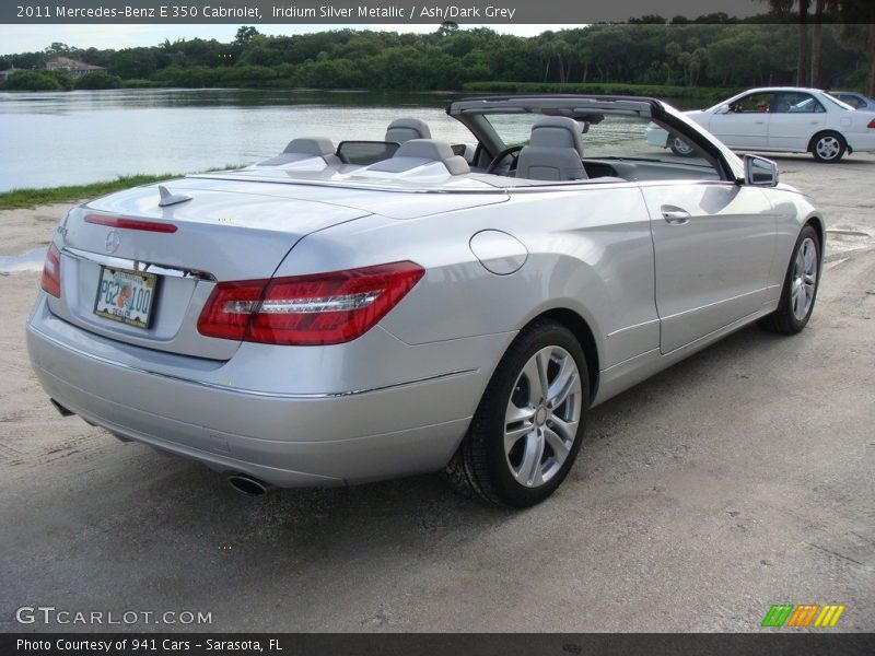 Iridium Silver Metallic / Ash/Dark Grey 2011 Mercedes-Benz E 350 Cabriolet