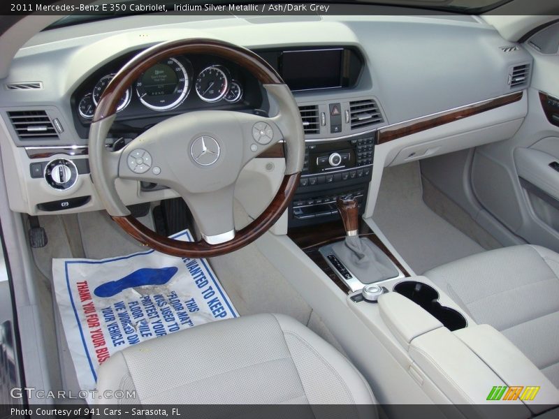 Iridium Silver Metallic / Ash/Dark Grey 2011 Mercedes-Benz E 350 Cabriolet