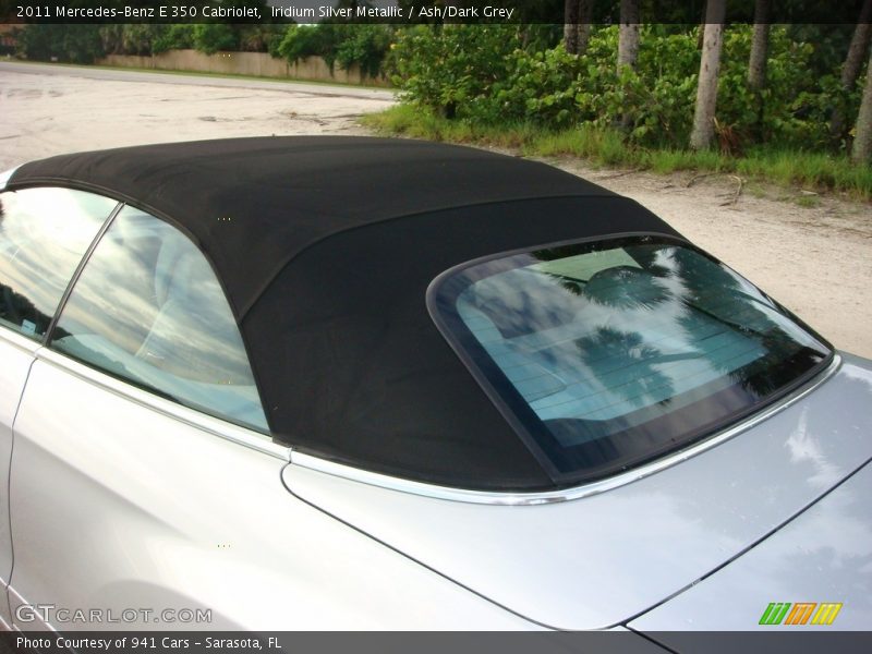 Iridium Silver Metallic / Ash/Dark Grey 2011 Mercedes-Benz E 350 Cabriolet