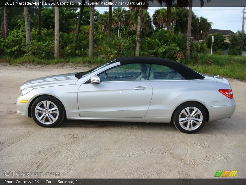 Iridium Silver Metallic / Ash/Dark Grey 2011 Mercedes-Benz E 350 Cabriolet