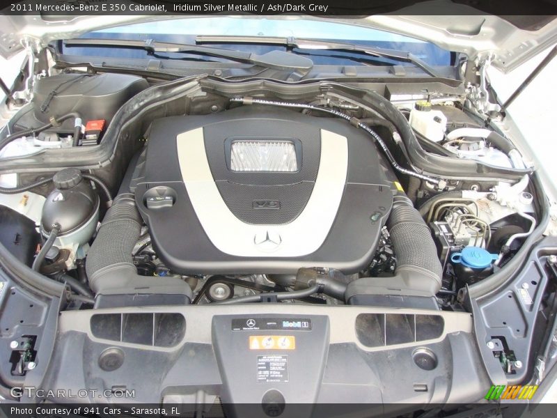 Iridium Silver Metallic / Ash/Dark Grey 2011 Mercedes-Benz E 350 Cabriolet