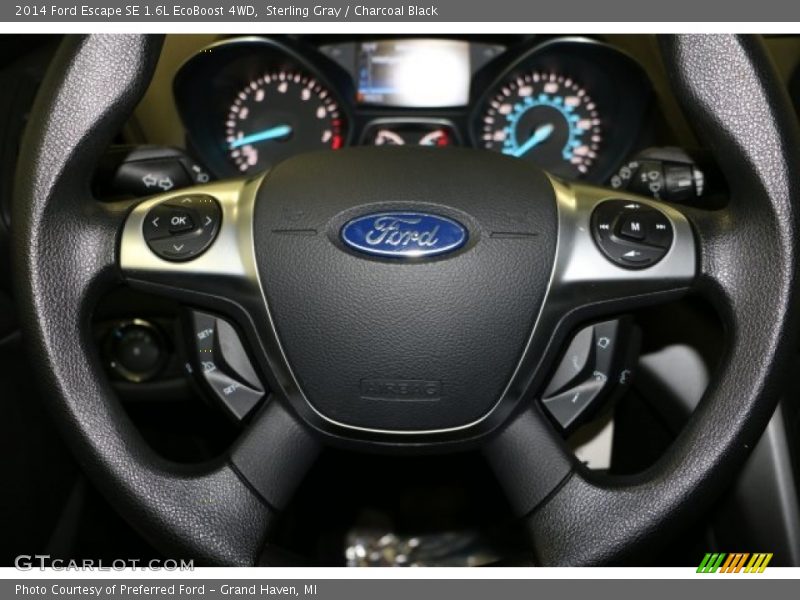 Sterling Gray / Charcoal Black 2014 Ford Escape SE 1.6L EcoBoost 4WD