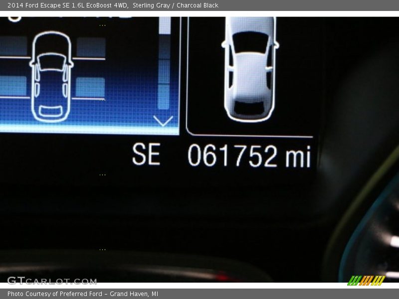 Sterling Gray / Charcoal Black 2014 Ford Escape SE 1.6L EcoBoost 4WD