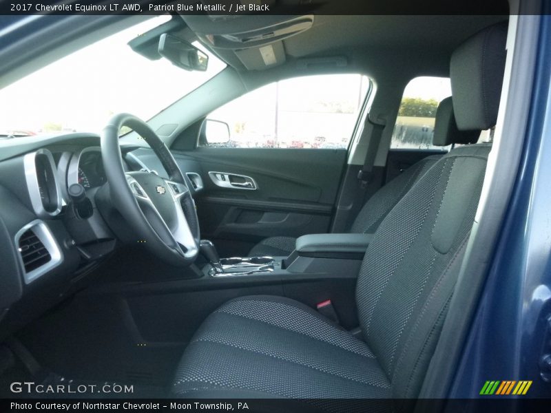 Patriot Blue Metallic / Jet Black 2017 Chevrolet Equinox LT AWD