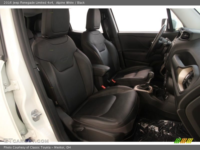 Alpine White / Black 2016 Jeep Renegade Limited 4x4