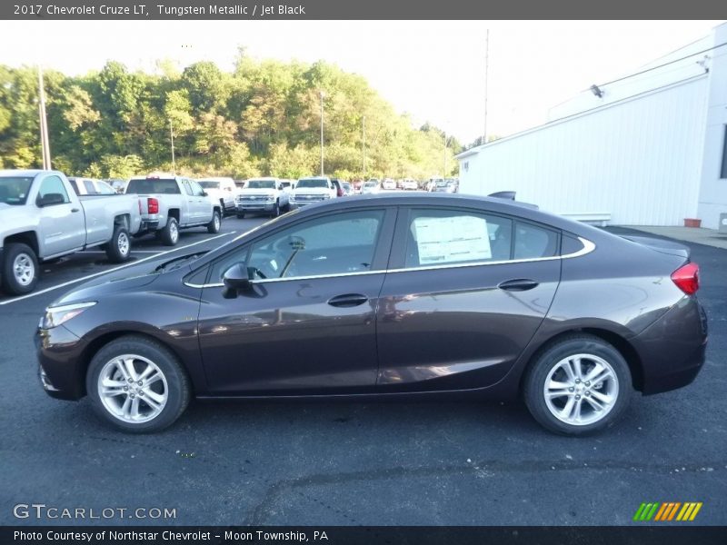 Tungsten Metallic / Jet Black 2017 Chevrolet Cruze LT