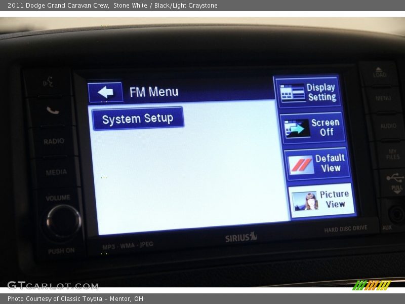 Stone White / Black/Light Graystone 2011 Dodge Grand Caravan Crew