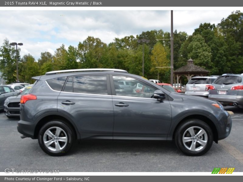 Magnetic Gray Metallic / Black 2015 Toyota RAV4 XLE