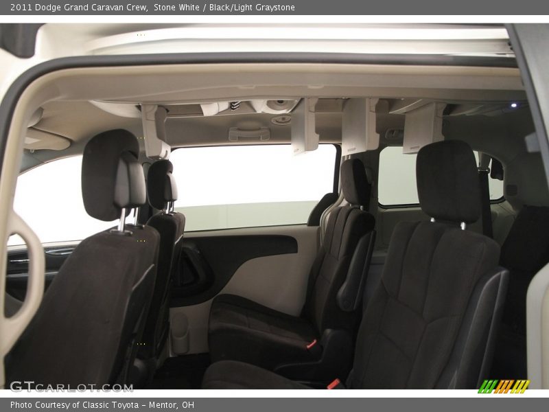 Stone White / Black/Light Graystone 2011 Dodge Grand Caravan Crew