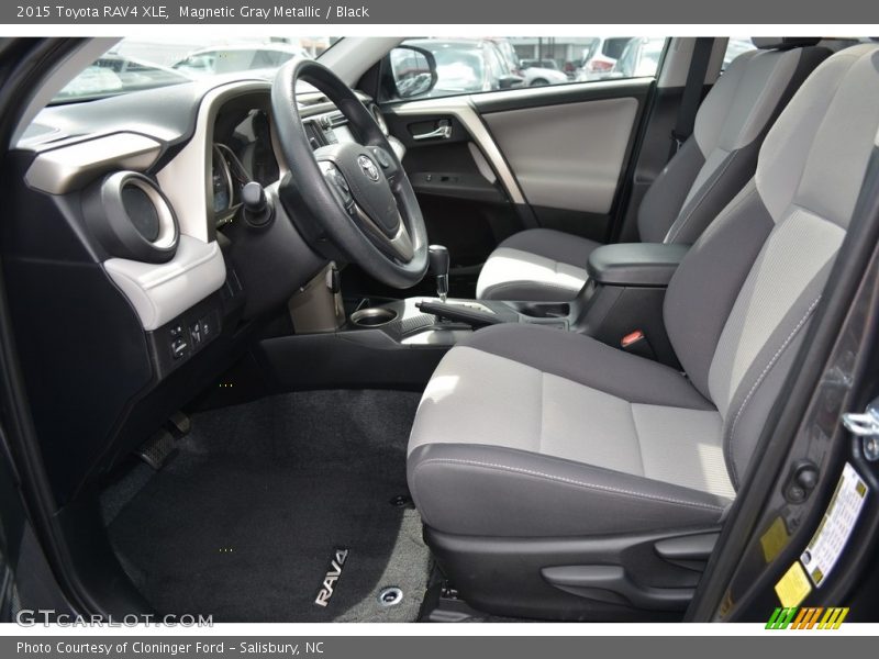 Magnetic Gray Metallic / Black 2015 Toyota RAV4 XLE