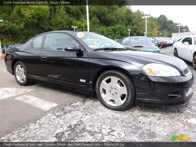 Black / Ebony 2006 Chevrolet Monte Carlo SS