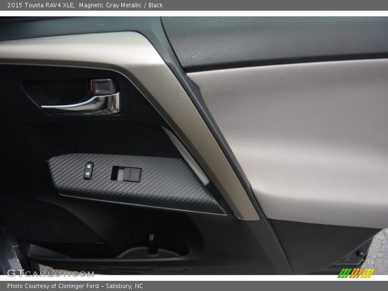 Magnetic Gray Metallic / Black 2015 Toyota RAV4 XLE