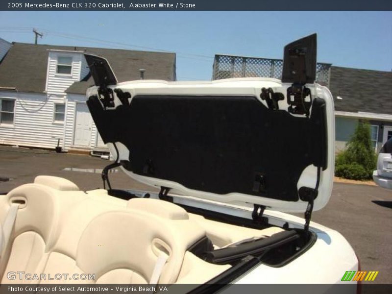 Alabaster White / Stone 2005 Mercedes-Benz CLK 320 Cabriolet