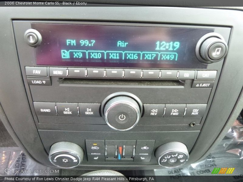 Black / Ebony 2006 Chevrolet Monte Carlo SS