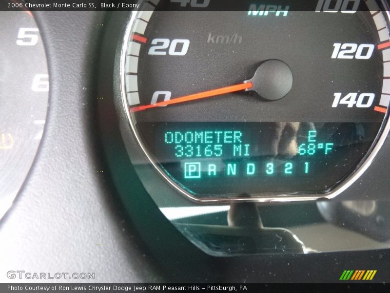 Black / Ebony 2006 Chevrolet Monte Carlo SS