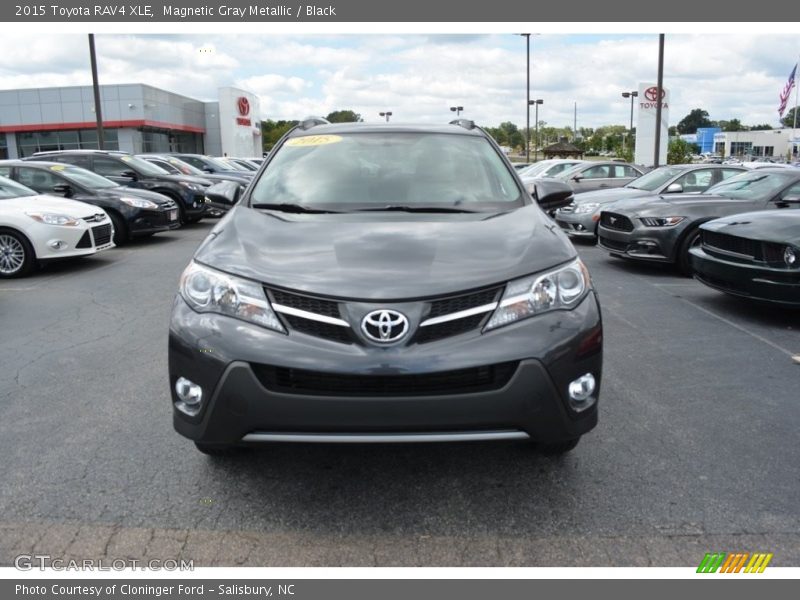 Magnetic Gray Metallic / Black 2015 Toyota RAV4 XLE