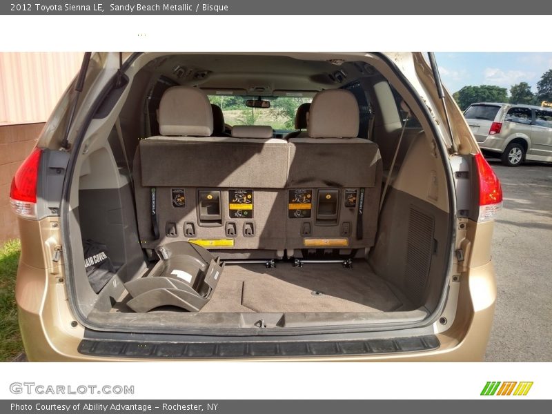Sandy Beach Metallic / Bisque 2012 Toyota Sienna LE