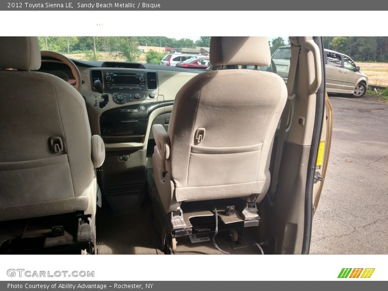 Sandy Beach Metallic / Bisque 2012 Toyota Sienna LE
