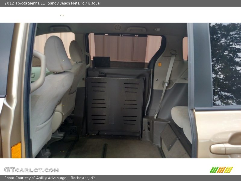 Sandy Beach Metallic / Bisque 2012 Toyota Sienna LE