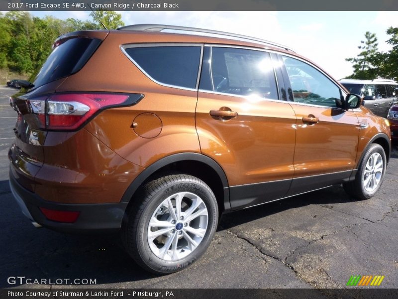 Canyon Ridge / Charcoal Black 2017 Ford Escape SE 4WD