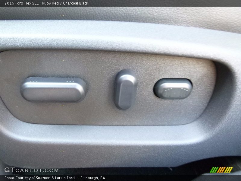 Ruby Red / Charcoal Black 2016 Ford Flex SEL