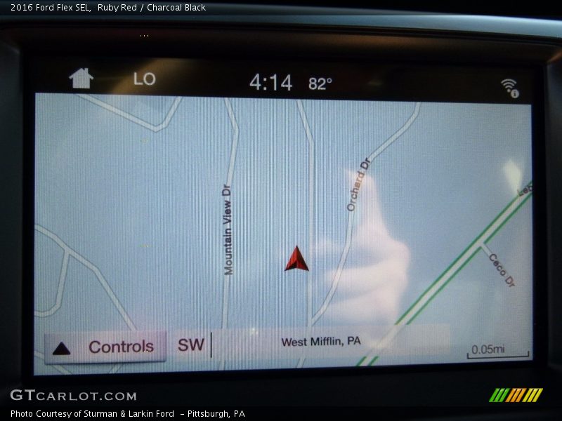 Ruby Red / Charcoal Black 2016 Ford Flex SEL