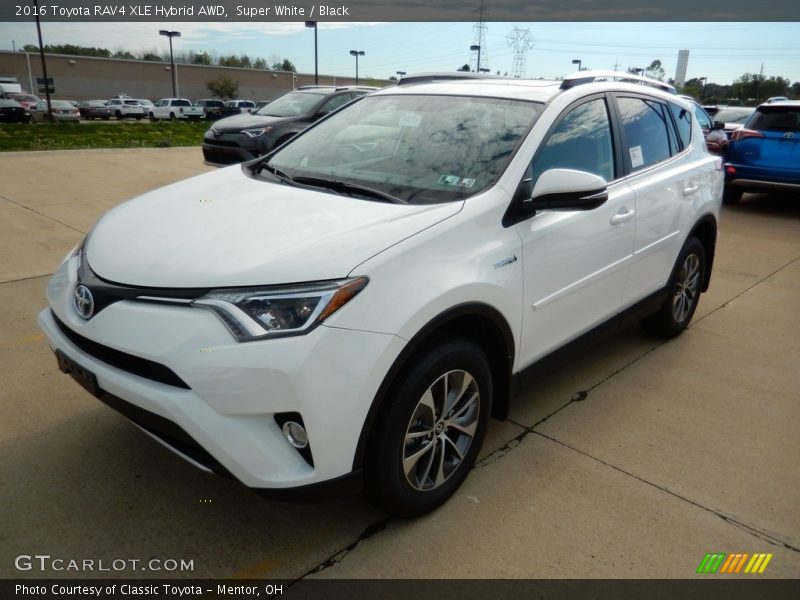 Front 3/4 View of 2016 RAV4 XLE Hybrid AWD