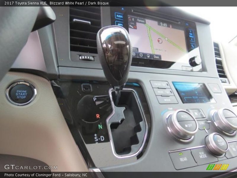  2017 Sienna XLE 8 Speed Automatic Shifter