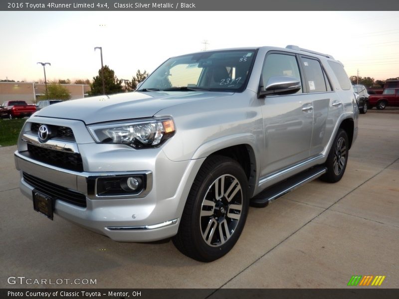 Classic Silver Metallic / Black 2016 Toyota 4Runner Limited 4x4