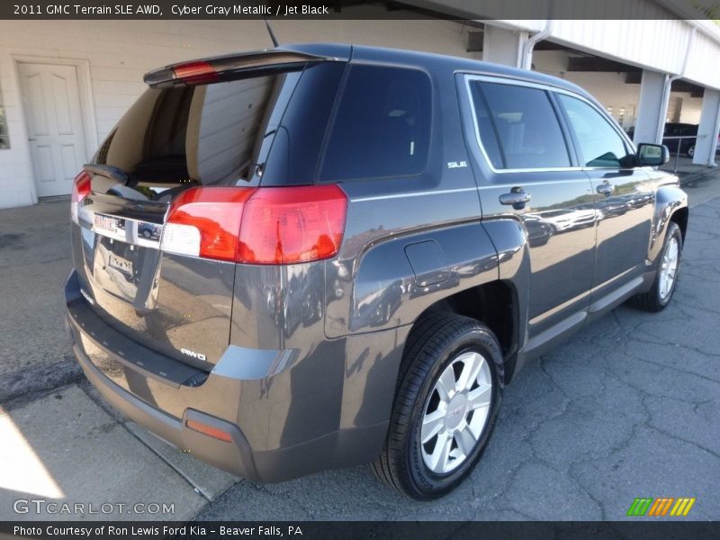 Cyber Gray Metallic / Jet Black 2011 GMC Terrain SLE AWD