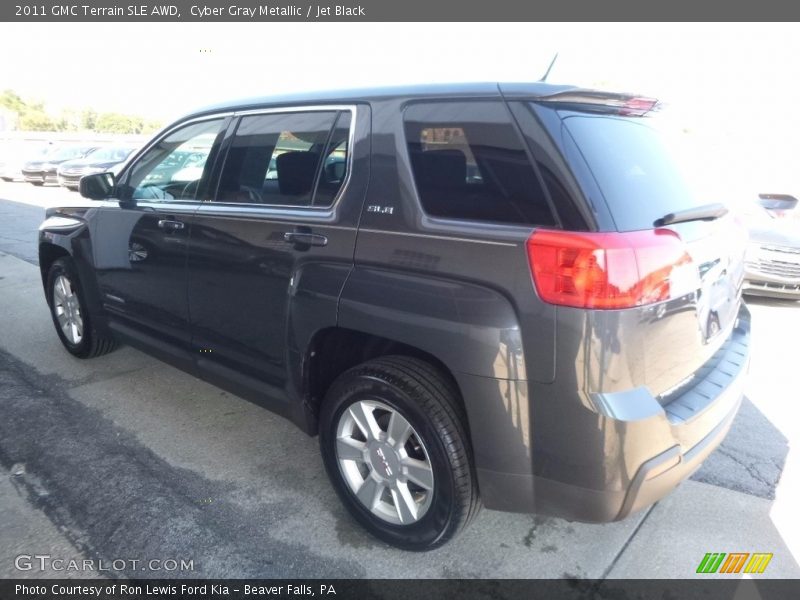 Cyber Gray Metallic / Jet Black 2011 GMC Terrain SLE AWD