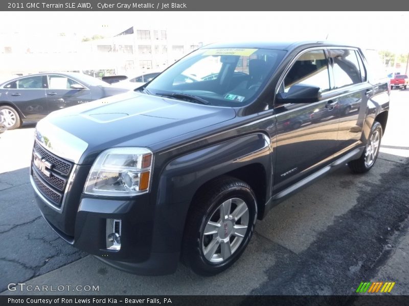 Cyber Gray Metallic / Jet Black 2011 GMC Terrain SLE AWD