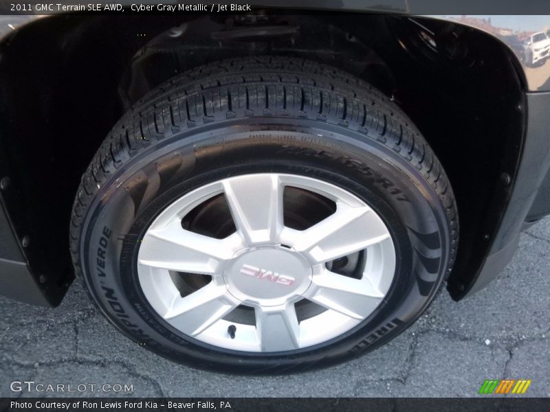 Cyber Gray Metallic / Jet Black 2011 GMC Terrain SLE AWD