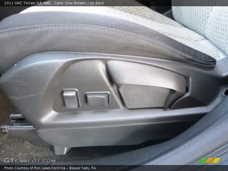 Cyber Gray Metallic / Jet Black 2011 GMC Terrain SLE AWD