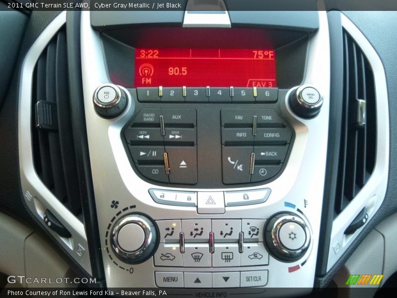 Cyber Gray Metallic / Jet Black 2011 GMC Terrain SLE AWD