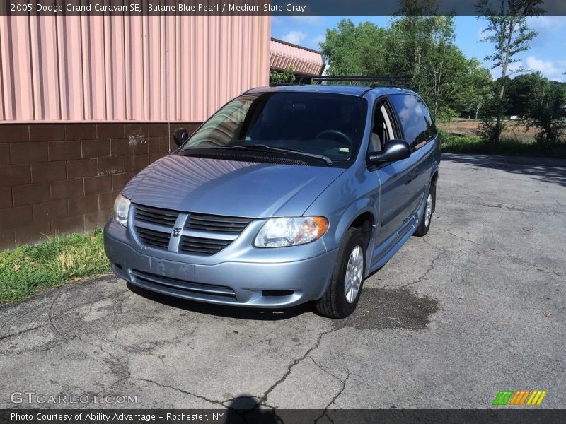 Butane Blue Pearl / Medium Slate Gray 2005 Dodge Grand Caravan SE