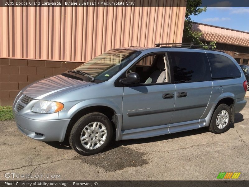 Butane Blue Pearl / Medium Slate Gray 2005 Dodge Grand Caravan SE