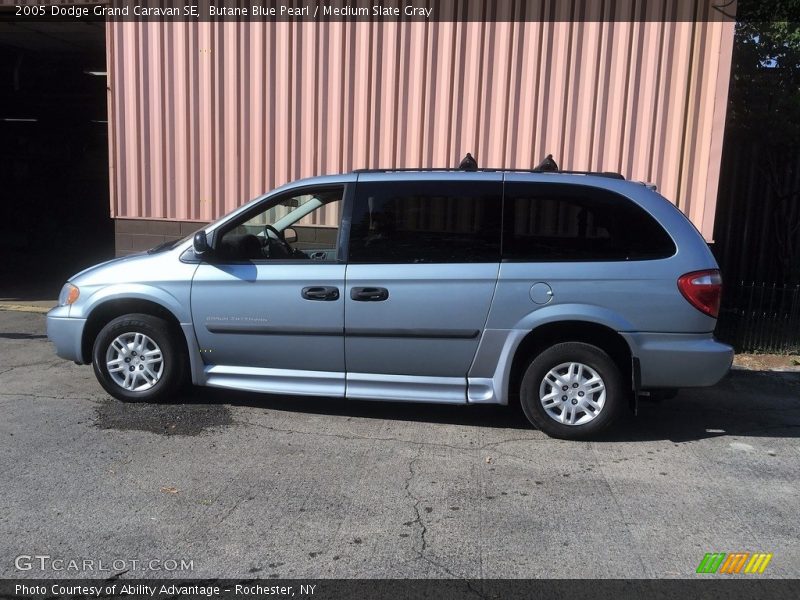 Butane Blue Pearl / Medium Slate Gray 2005 Dodge Grand Caravan SE