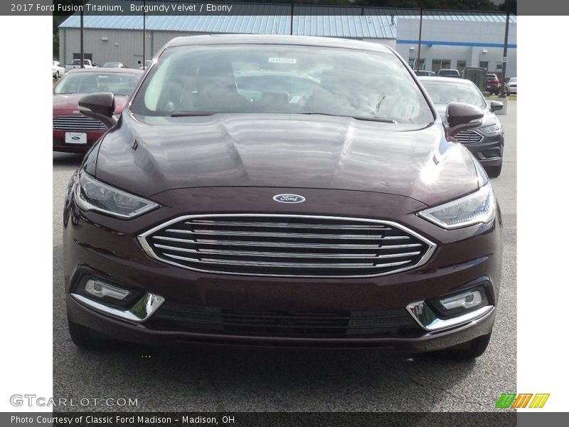 Burgundy Velvet / Ebony 2017 Ford Fusion Titanium