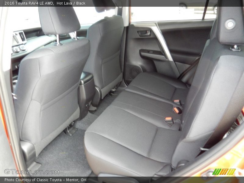 Hot Lava / Black 2016 Toyota RAV4 LE AWD
