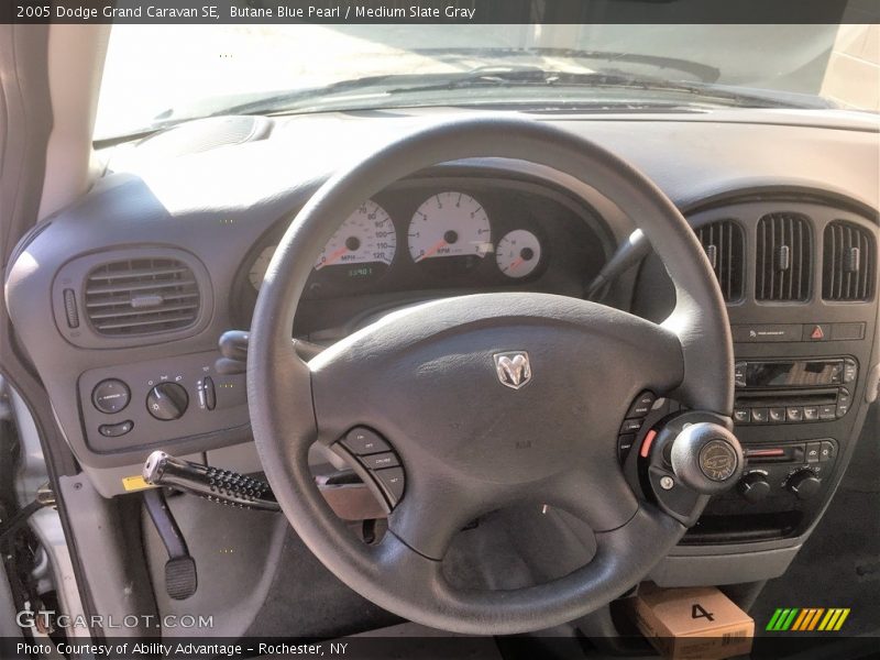 Butane Blue Pearl / Medium Slate Gray 2005 Dodge Grand Caravan SE