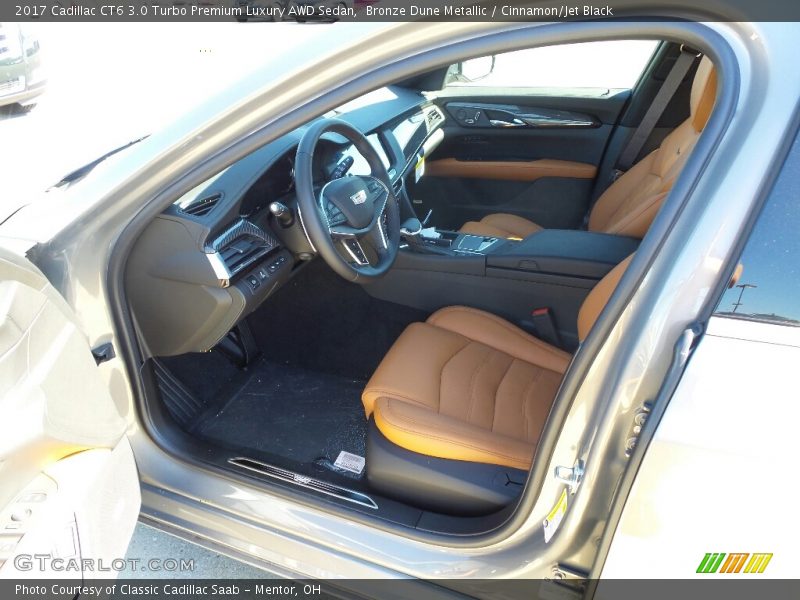 Bronze Dune Metallic / Cinnamon/Jet Black 2017 Cadillac CT6 3.0 Turbo Premium Luxury AWD Sedan