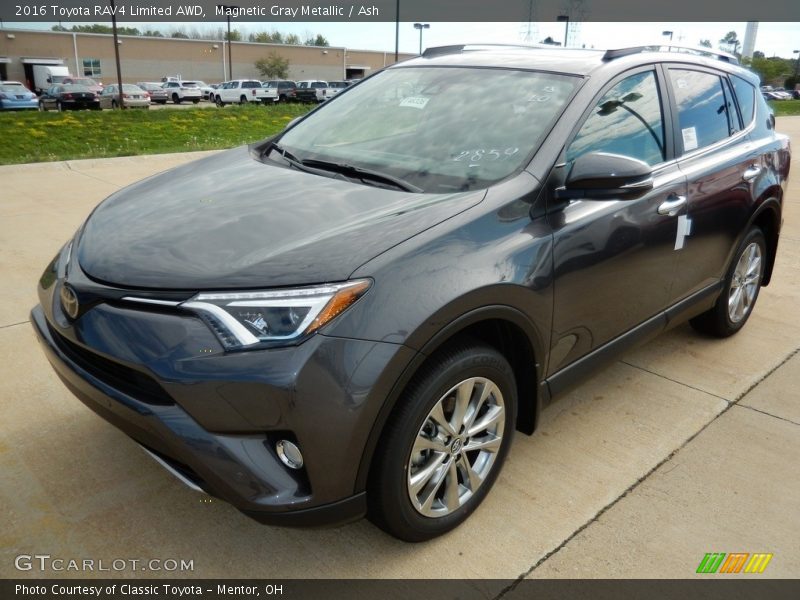 Magnetic Gray Metallic / Ash 2016 Toyota RAV4 Limited AWD