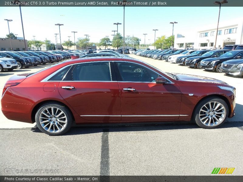 Red Passion Tintcoat / Jet Black 2017 Cadillac CT6 3.0 Turbo Premium Luxury AWD Sedan